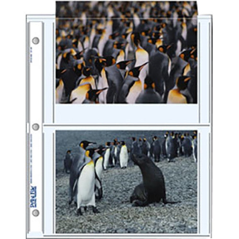 Print File 57-4P Archival Storage Page for 4 Prints (5 x 7″, 25-Pack)