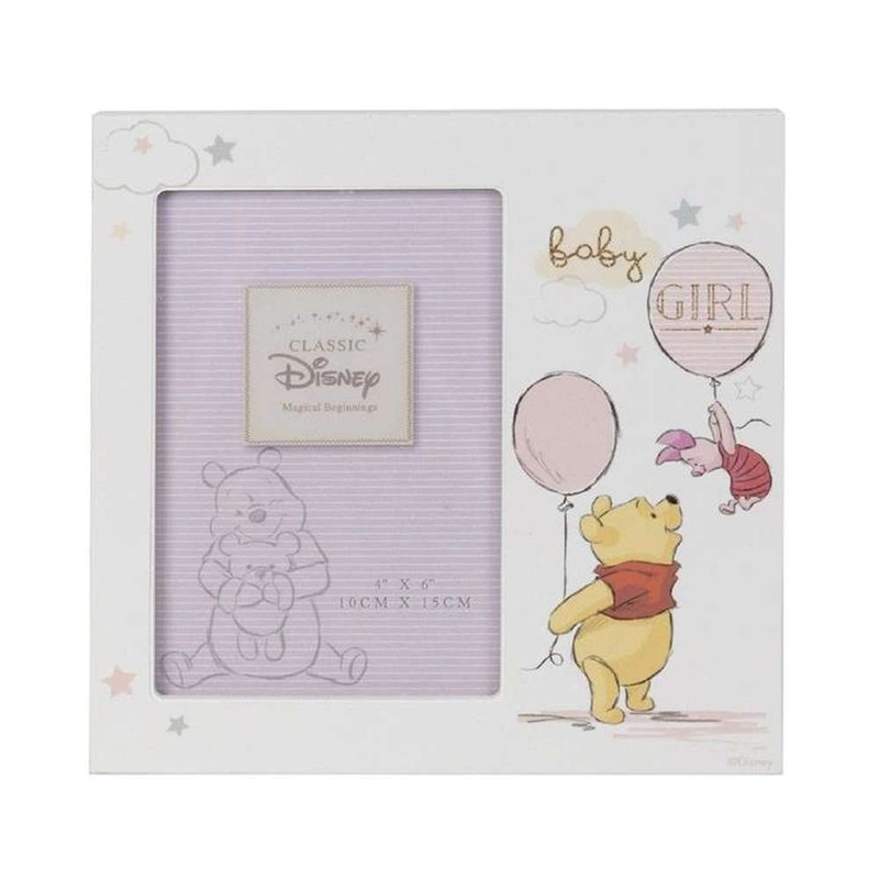 Winnie The Pooh 6×4 Baby Girl Frame