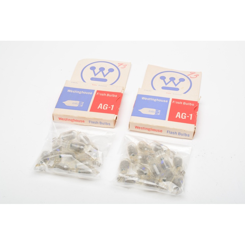 25X Westinghouse AG-1 Flash Bulbs