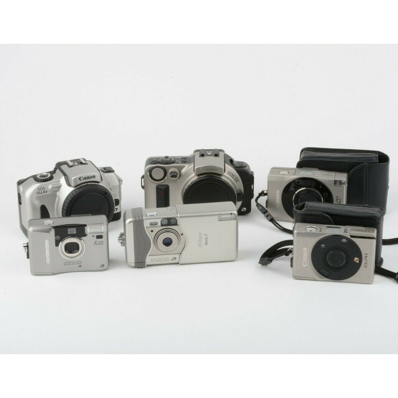 Collection Of 6 APS Cameras Canon IX IX Lite