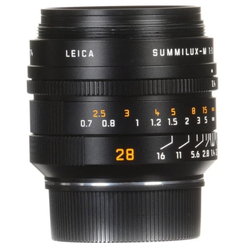 Leica Summilux-M 28mm f1.4 ASPH Lens (Black) – 11668