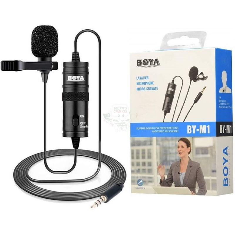 Micrfono lavalier Boya BY-M1 solapa