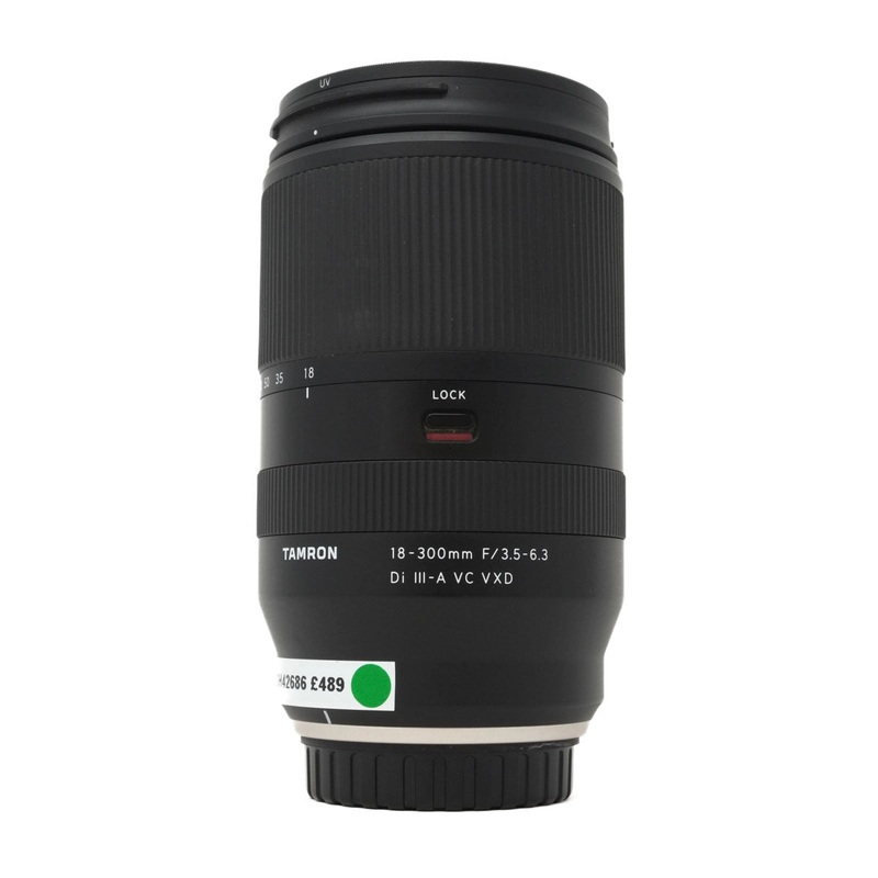Used Tamron 18-300mm f3.5-6.3 Di III-A VC VXD Lens for Fujifilm X – Boxed – (SH42686)