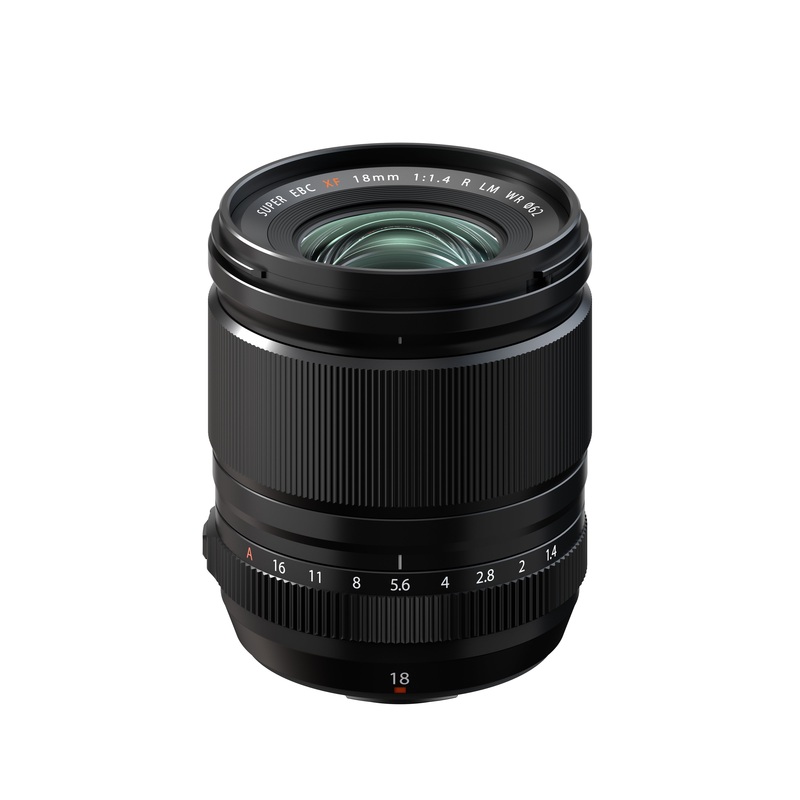 Fujifilm XF 18mm f/1.4 R WR lens Black
