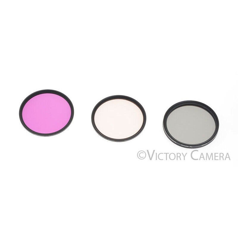Polaroid 62mm Creative Filter Kit (Polarizer, Warming, Fluorescent) -Mint- [MINT-]