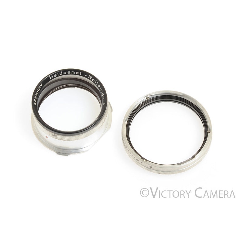 Rolleiflex Rolleinar III 3 Bay III 3 Close Up Filter w/ Case [EXC+]