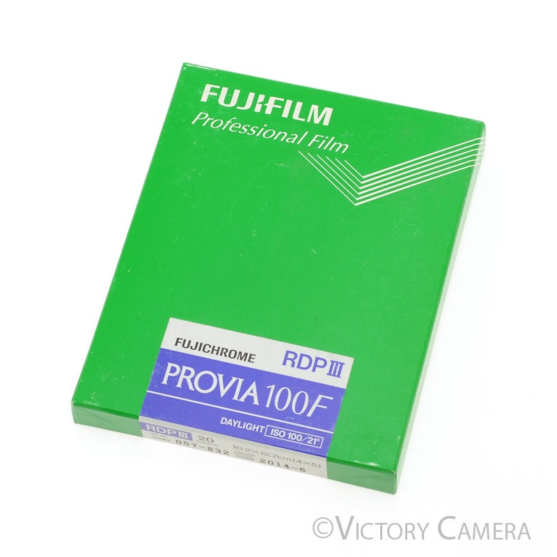 Fuji Fujifilm Provia 100F 4×5 Film 20 Sheets -Unopened, Exp. 2014- [AS-IS]