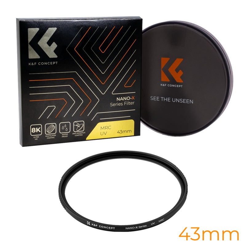 K&F CONCEPT NANO-X MRC UV 43MM FILTER