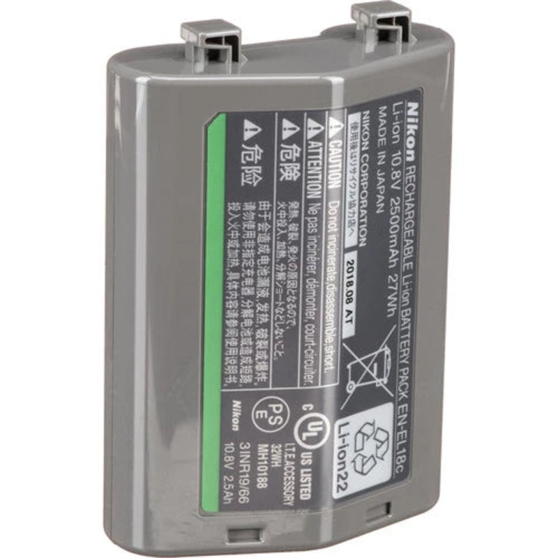 Nikon EN-EL18c 2500mAh Rechargeable Li-ion Battery