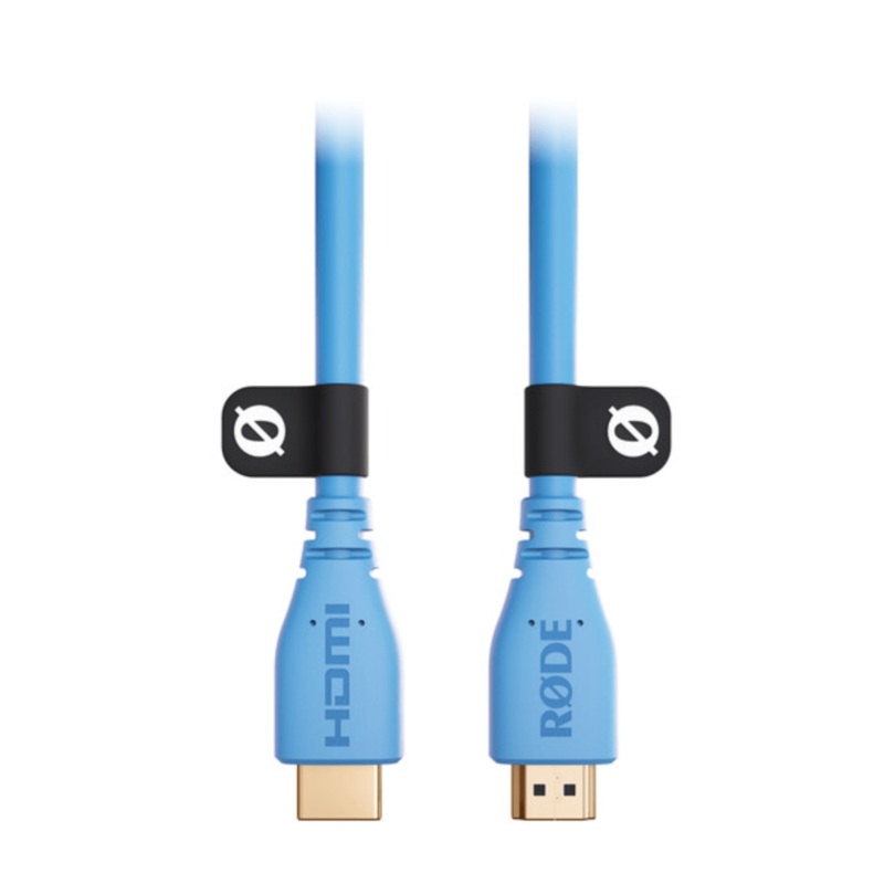 RODE HDMI 2.0 Cable (9.8′, Blue)