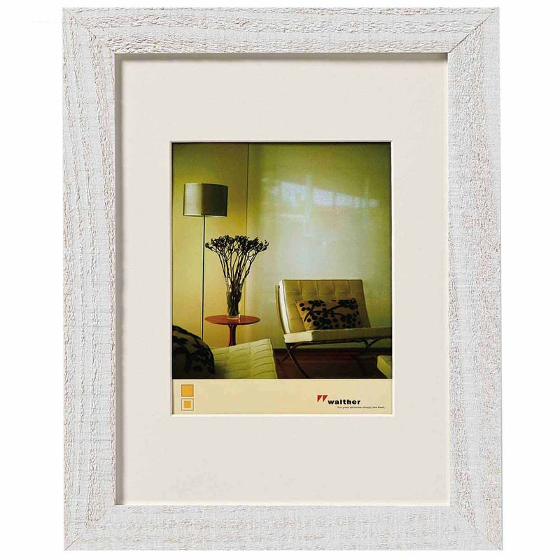 Walther Home Wooden Picture Frame – 8×6 inch – (Insert 6×4 inch) Polar White