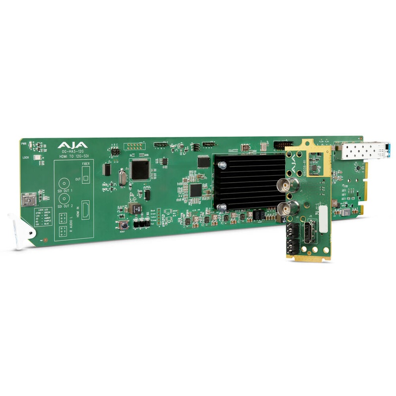 AJA OG-HA5-12G-T openGear HDMI 2.0 to 12G-SDI Converter