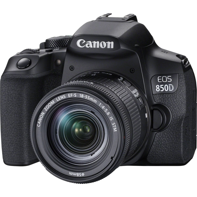 Canon EOS 850D DSLR Camera with EF-S 18-55mm f/4-5.6 IS STM Lens – 3925C015