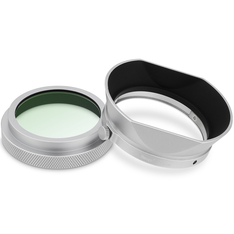 Haoge MC UV Protection Filter & Square Metal Lens Hood Lens  for for Fujifilm X100 Series X100VI X100V X100F X100T Camera Accessories Waterproof HD Optical Glass UV Filter