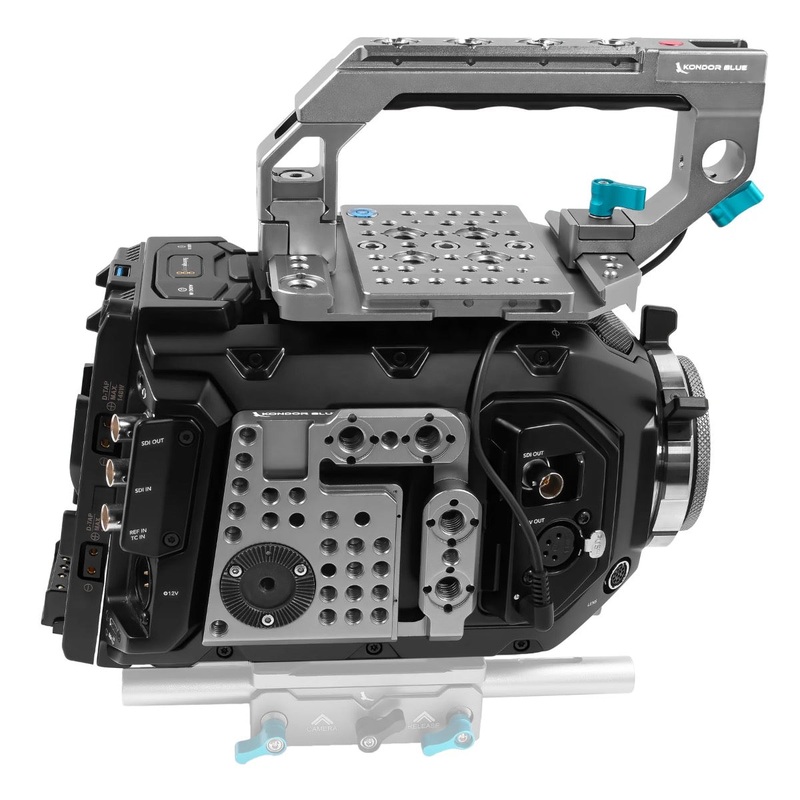 Kondor Blue Blackmagic URSA MINI Cage with w/ Top Handle (12K/4.6K/4K) SPACE GRAY – KONURSAM