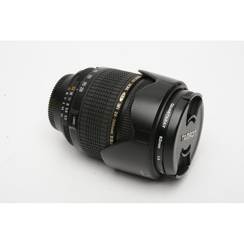 Tamron AF 28-300mm f3.5-6.3 XR Di LD ASPH IF Macro Nikon A06 w/Hood+1A *Read