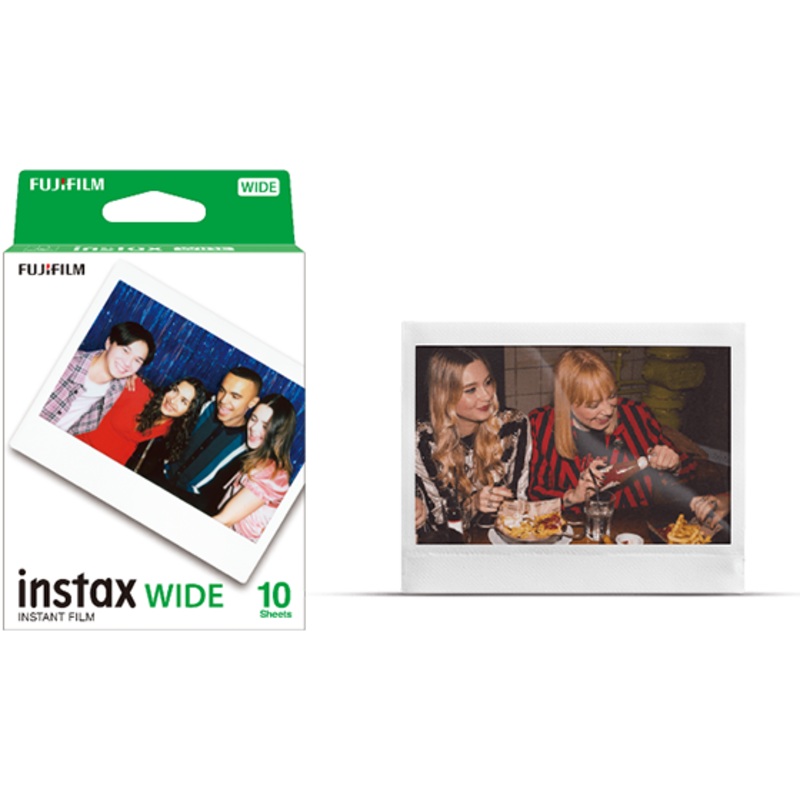 Fujifilm – INSTAX WIDE Instant Film Twin Pack – White