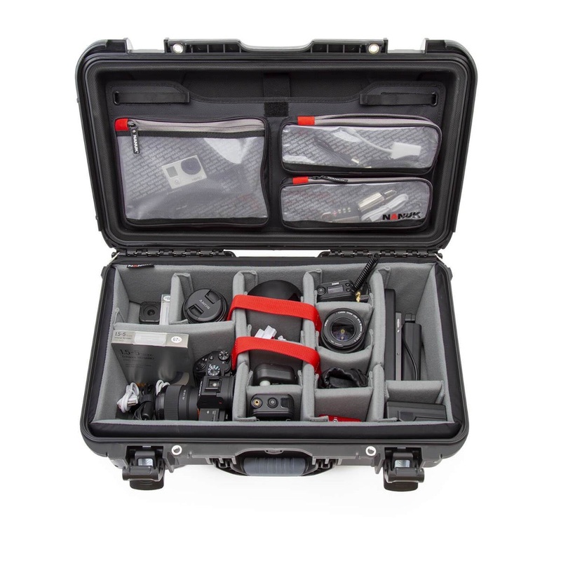 NANUK 935 PRO PHOTO KIT Protective Case w/Lid Organiser & Padded Dividers – NAN-935S-060BK-0A0 BLACK