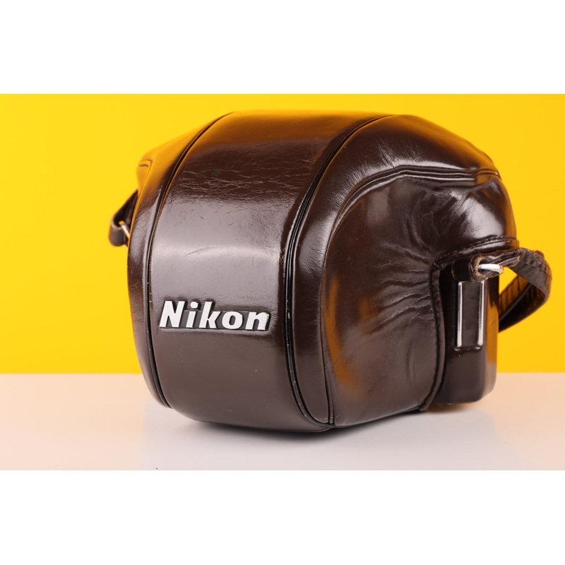 Nikon Brown Leather Case For Nikon F