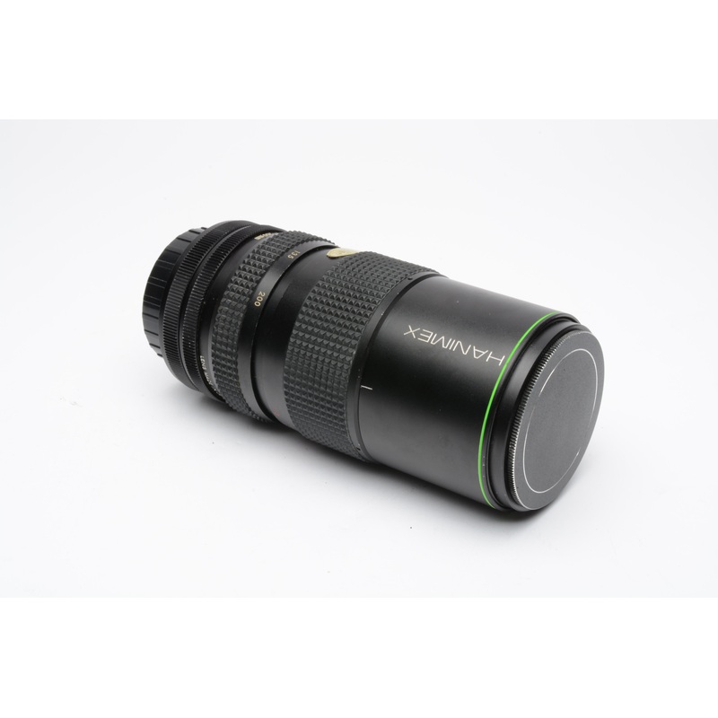 Hanimex 80-200mm F4.5 MC Tele Zoom Lens Canon FD Mount, Caps, Clean