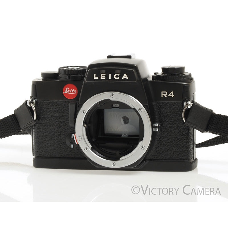 Leica R4 Black 35mm Film Camera Body -New Seals- [EXC-]