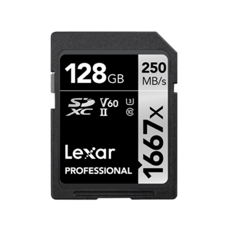 Lexar Professional 1667x 128GB SDXC UHS-II Card