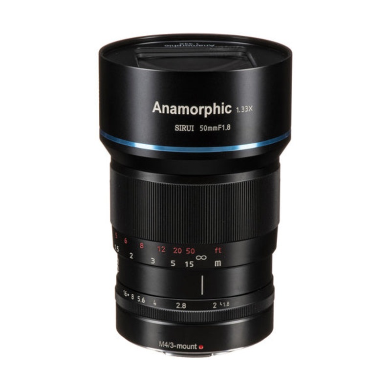 Sirui 50mm F1.8 Anamorphic 1.33x Lens For Micro Four Thirds Sirui 50mm F1.8 Anamorphic 1.33x Lens For Micro Four Thirds