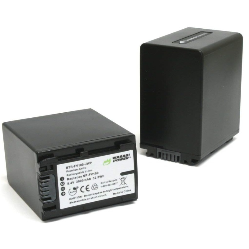 Sony NP-FV100 Battery (2-Pack) by Wasabi Power