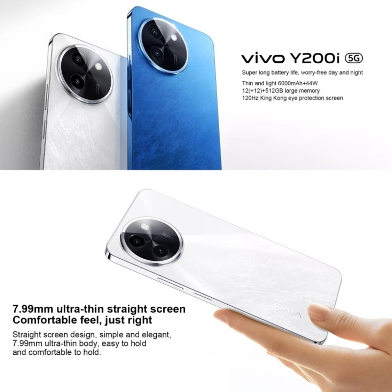 Vivo Y200i 5G V2354A Dual SIM 12GB+512GB (China Version) Black