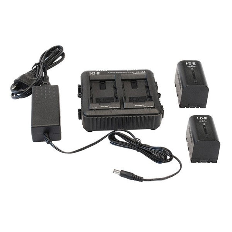 IDX 2x SSL-JVC75 Batteries and 1x LC-2J Charger Battery Kit – JP-2