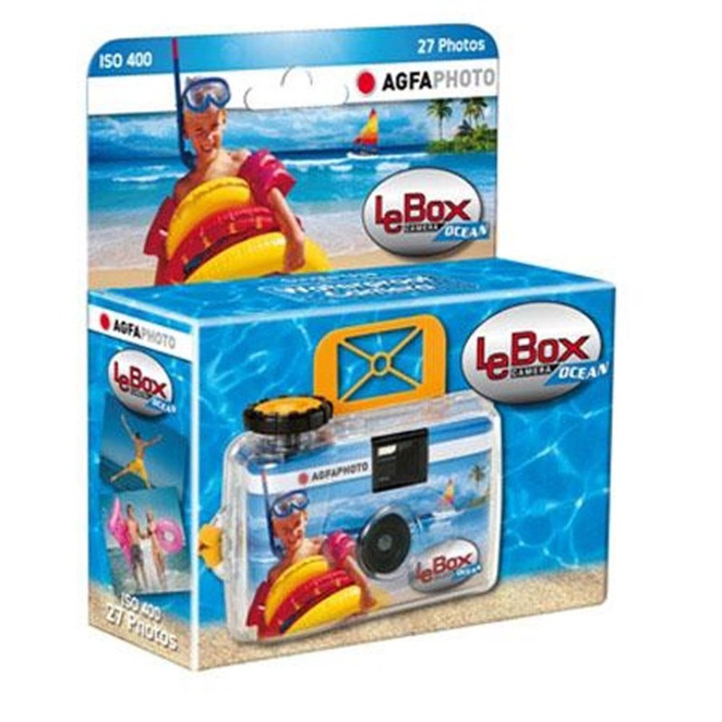 LeBox Waterproof Disposable Camera for 27 Photos – ISO 400