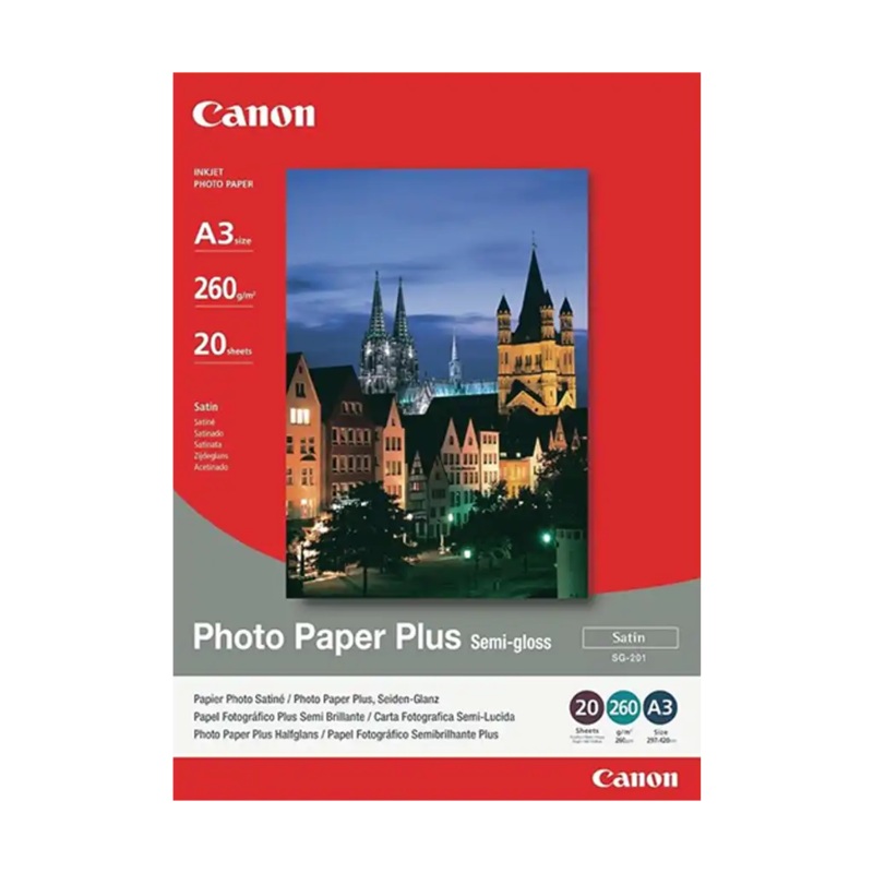 Canon SG-201 Semi-gloss Photo Paper (A3 – 20 Sheets)