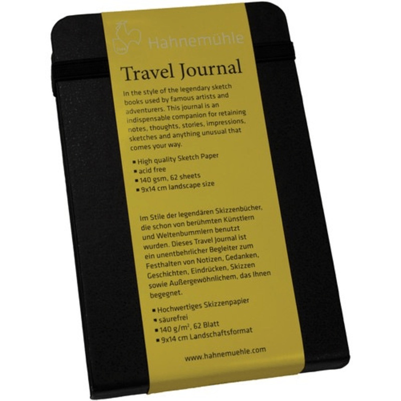 Hahnemhle Travel Journal (3.5 x 5.5″ Landscape, 62 Sheets)