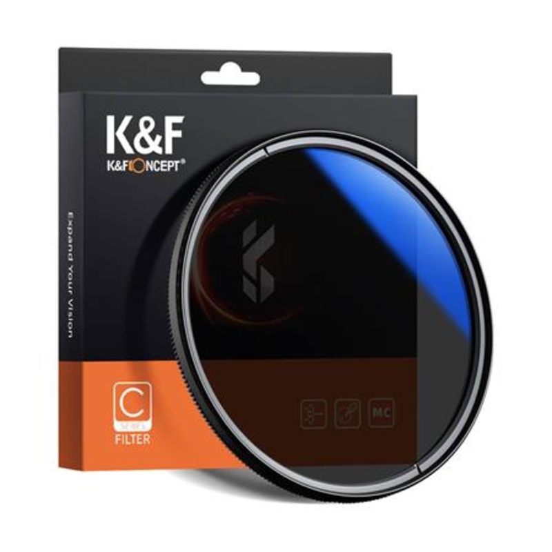 K&F 82mm Blue Coat MC CPL KF01.1442 Polarizing Lens Filter