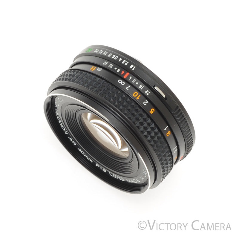 Konica Hexanon AR 40mm f1.8 Pancake Prime Lens AR Mount [MINT-]