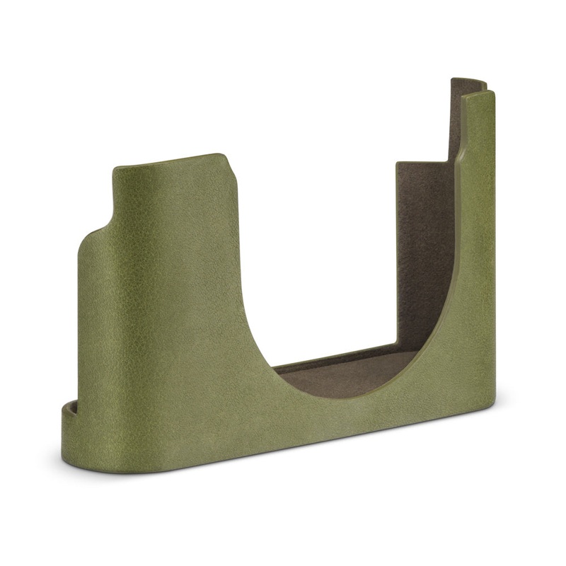 Leica D-Lux 8 Half Case, Leather, Olive Green