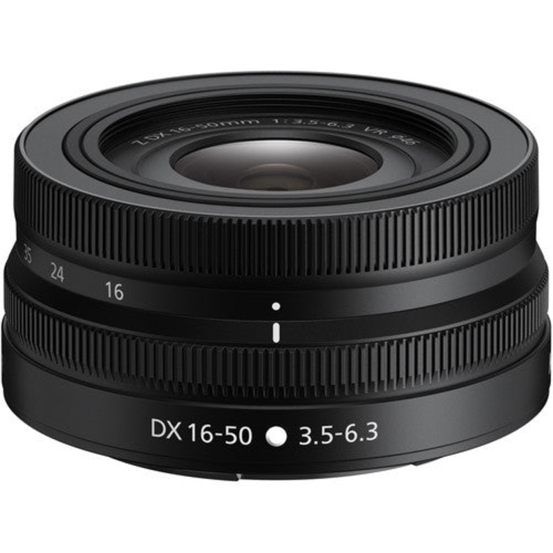 Nikon NIKKOR Z DX 16-50mm f/3.5-6.3 VR (White Box) Black