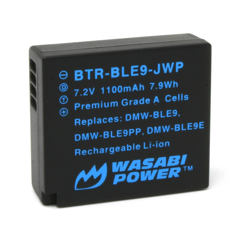 Panasonic DMW-BLE9, DMW-BLG10 Battery by Wasabi Power