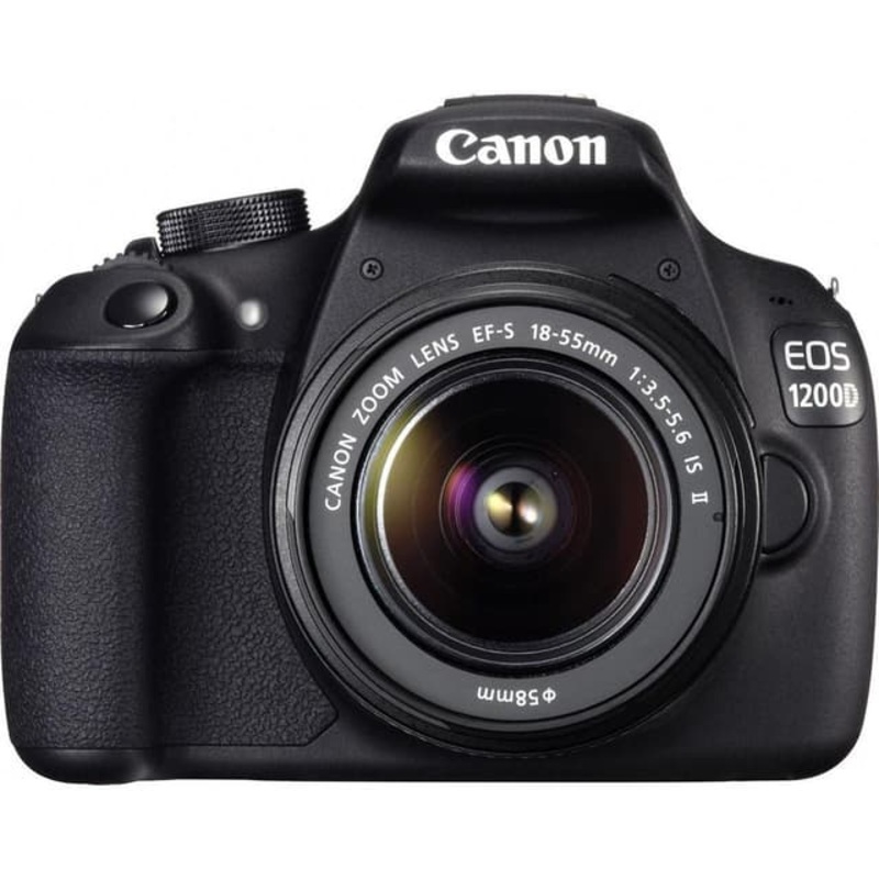SLR EOS 1200D – Black + Canon EF-S 18-55mm f/3.5-5.6 IS II f/3.5-5.6