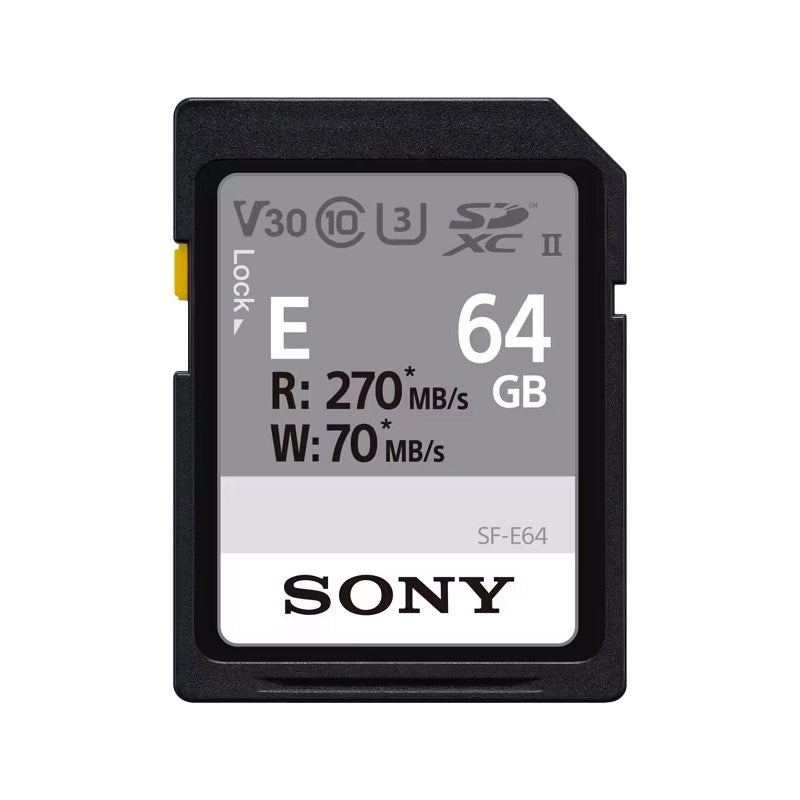 Sony E Series 64GB UHS-II 270MB/S SDXC Card