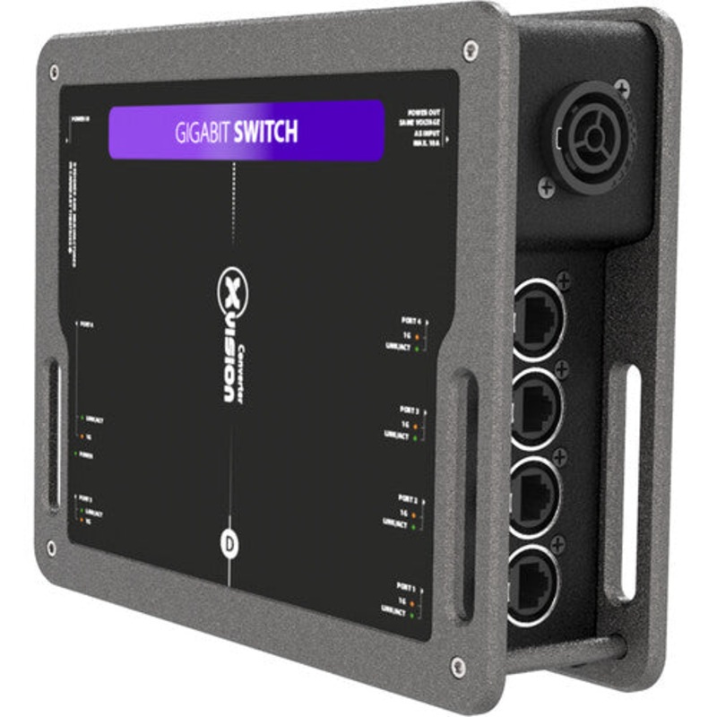 Theatrixx xVision Gigabit Network Switch with 5 Ports – XVVNETSW