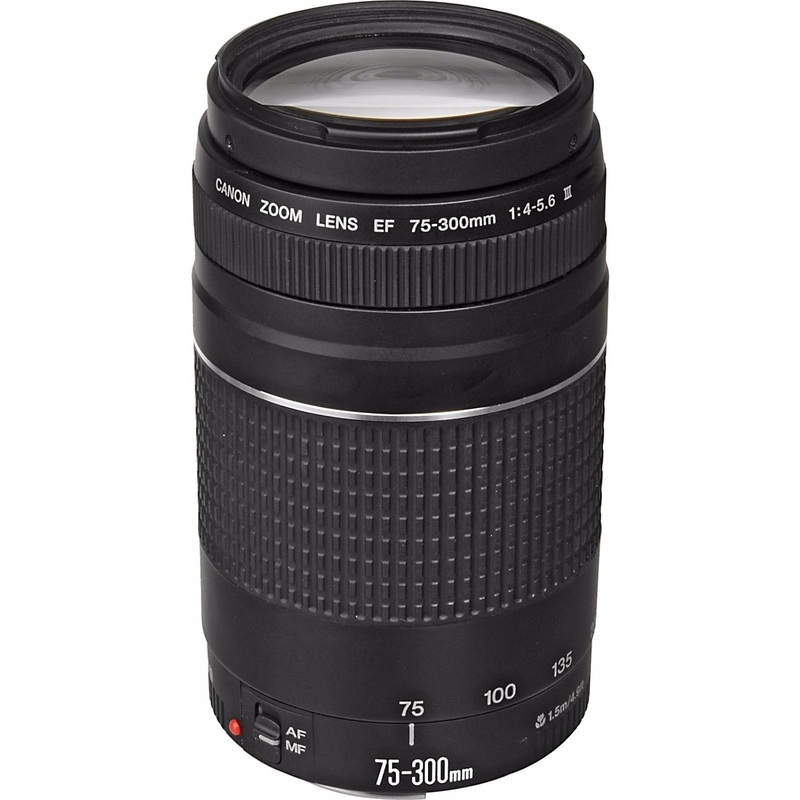 Canon EF 75-300mm f/4.0-5.6 III Black