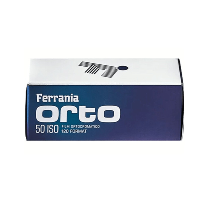 Ferrania Orto 50 ISO Orthochromatic Film (120 Roll Film)