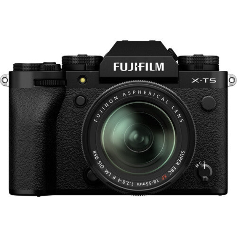 Fujifilm X-T5 Mirrorless Camera Kit (Fujinon XF 18-55mm f/2.8-4.0) Black