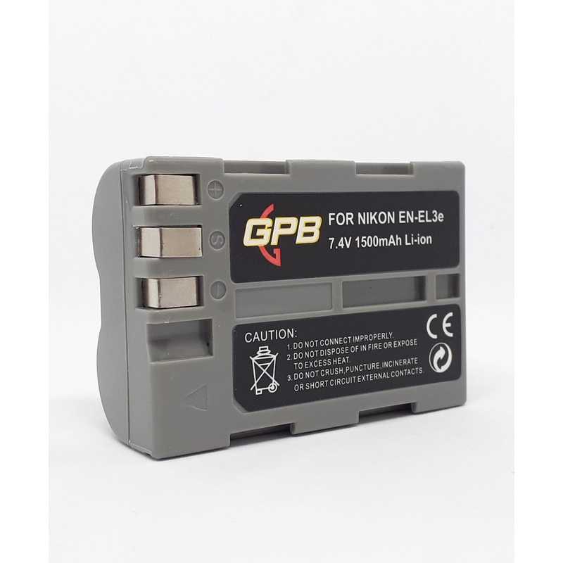 GPB  Battery for Nikon EN-EL3E Camera Battery
