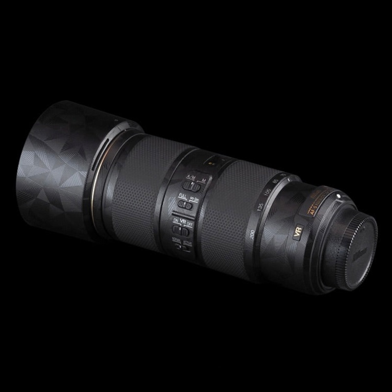 NIKON AF-S 70-200mm F4 G ED VR Lens Skin Brushed Black