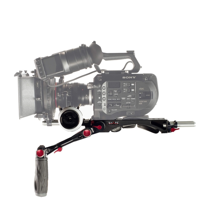 paulire, poigne tlescopique et follow focus pro pour Sony FS7 et FS7M2 rfrence FS7BRFFP