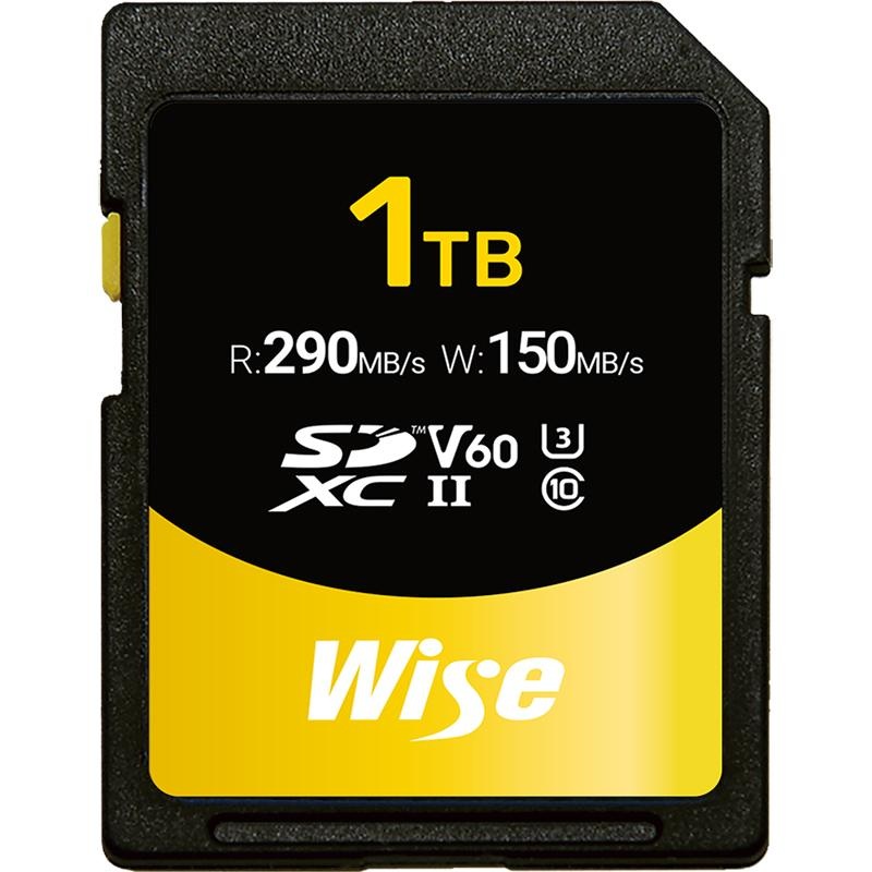 WISE Advanced SD-S1024 1TB V60 SDXC UHS-II Memory Card – WISESDS1024