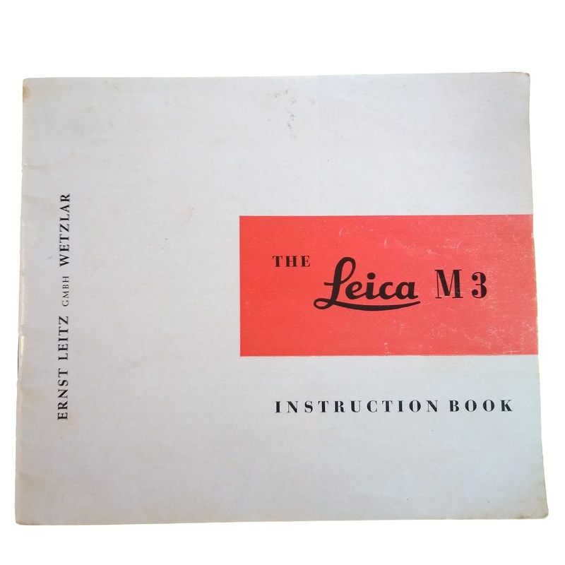 Leica M3 Instruction Manual. Excellent