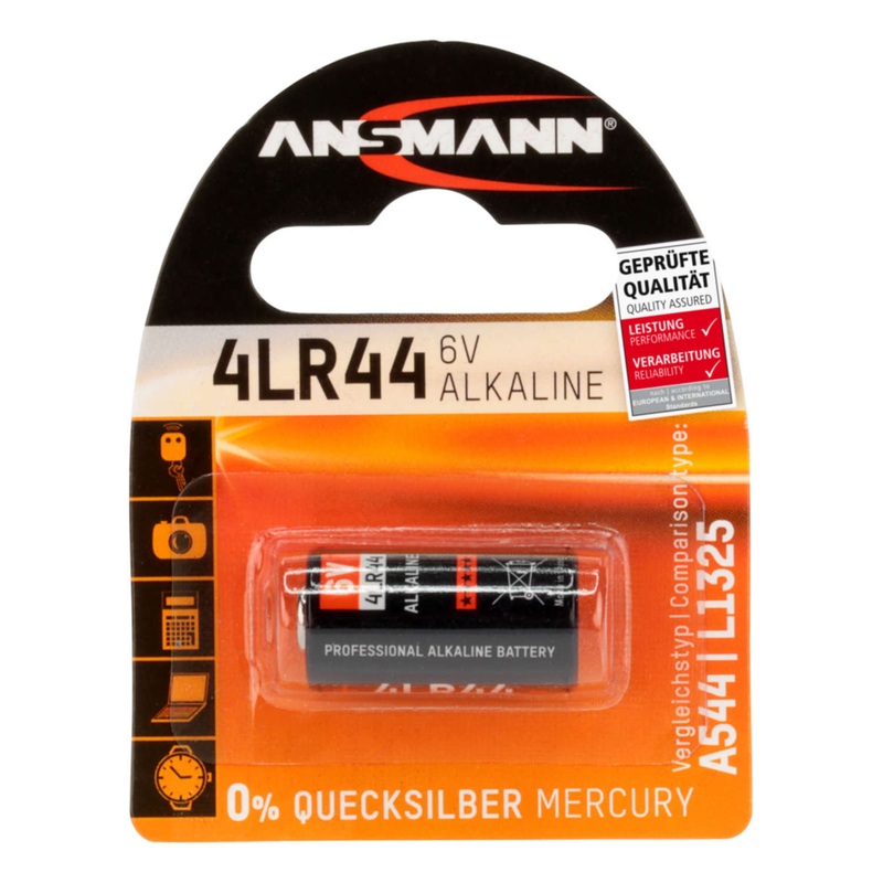 Ansmann A544 (4LR44, PX28A, V28PX) 6V Alkaline Battery